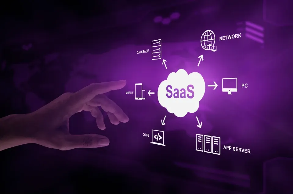 Developers-discussing-CI/CD-MVP-and SaaS-concepts-in-modern-workspace