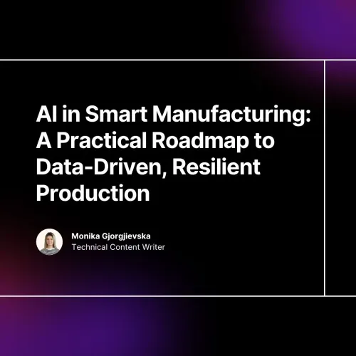 AI in smart manufacturing cover